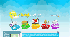 Desktop Screenshot of detsky-web.cz